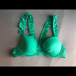 Aerie Green Bikini Top